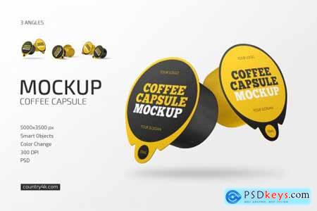 Coffee Capsule Mockup Set 6236261