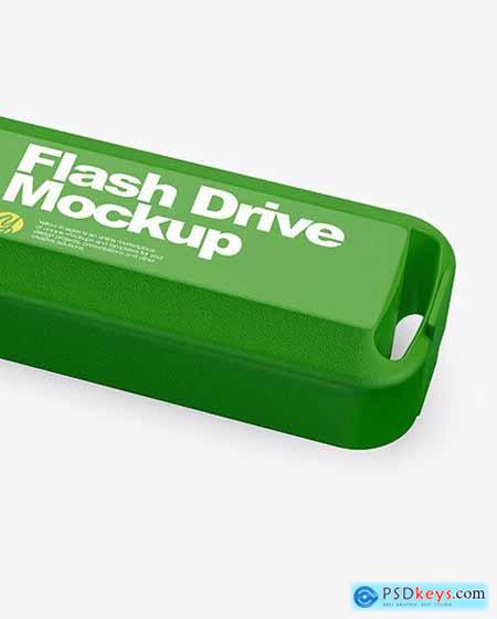 Textured USB Flash Drive Mockup 86504
