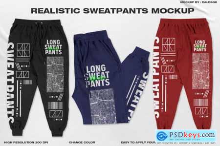 Realistic Sweatpants Mockup 6216983