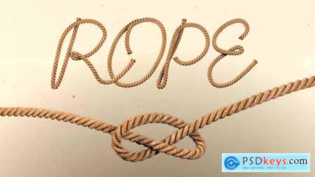 Animated Rope Text 12576250