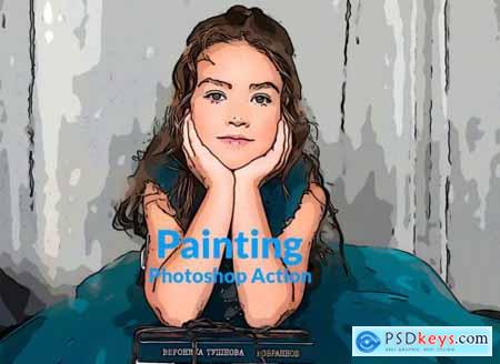 Painting Photoshop Action 5851862