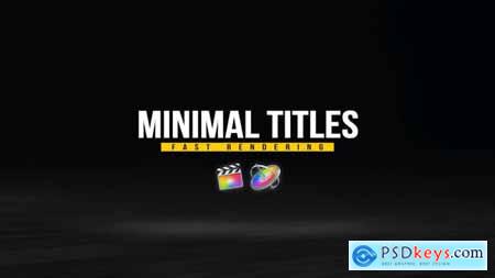 Minimal Titles Pack 33124856