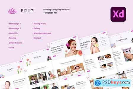 Beufy  Dermatology and Skincare UI Kits