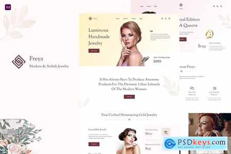 Freya - Jewellery Store UI Kits