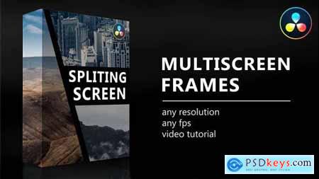 Multiscreen Frames for DaVinci Resolve 33139265