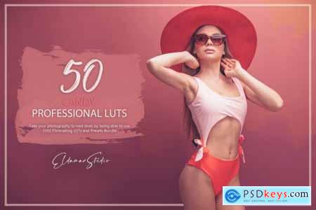 50 Candy LUTs and Presets Pack