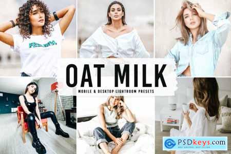 Oat Milk Mobile & Desktop Lightroom Presets