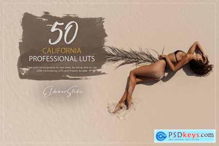 50 California LUTs and Presets Pack