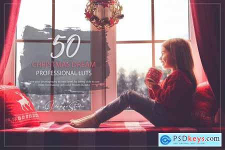 50 Christmas Dream LUTs and Presets Pack