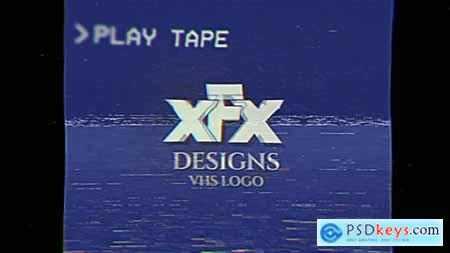 Damaged VHS Tape Logo Intro 31404464
