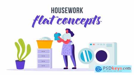 Housework - Flat Concept 33263974