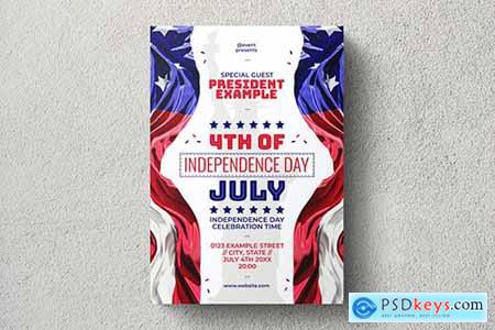 American independence day flyer template XW5ZD8T