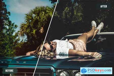 50 Retro Looks LUTs and Presets Pack