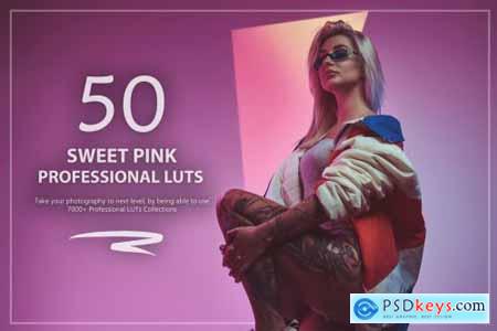 50 Sweet Pink LUTs and Presets Pack