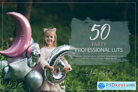 50 Party LUTs and Presets Pack