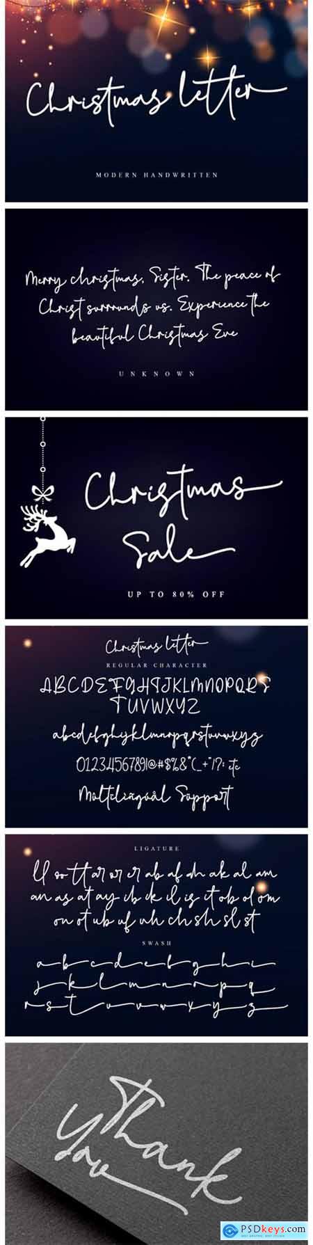 Christmas Letter Font