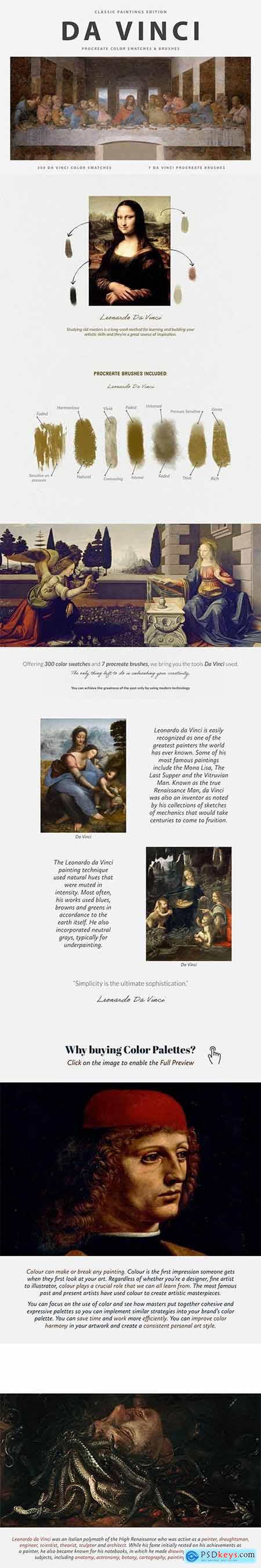 Da Vincis Art Procreate Brushes 5478978