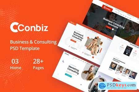 Conbiz - Consultancy & Business PSD Template