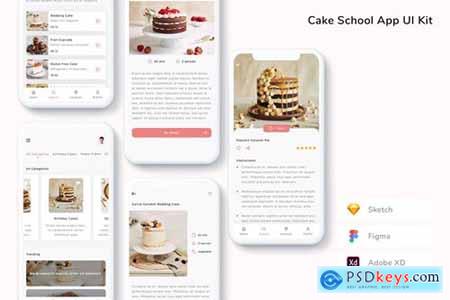 Cake School App UI Kit