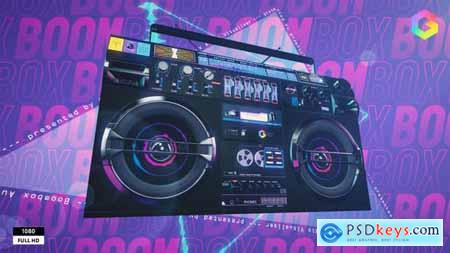 Boombox Audio Visualizer 33336801