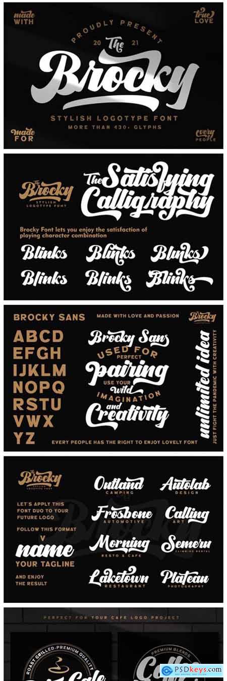 The Brocky Font