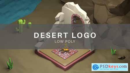 3D Low Poly Desert Logo 31319565
