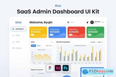 Blue - SaaS Admin Dashboard UI Kit