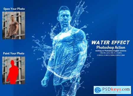 Water Effect Photoshop Action 6379909