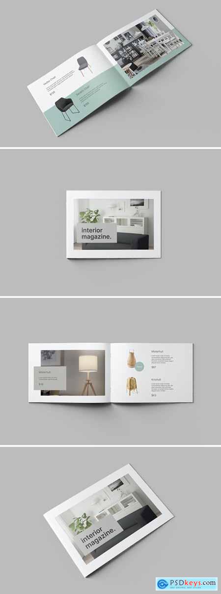 Landscape Brochure and Catalog Mockups