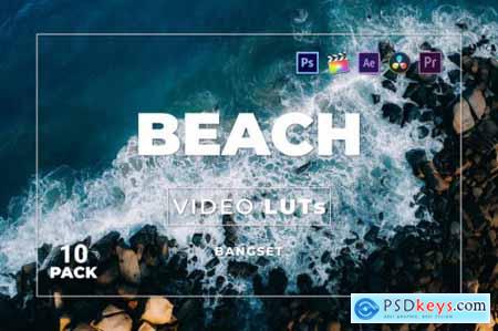 Bangset Beach Pack 10 Video LUTs