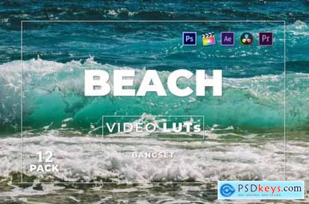 Bangset Beach Pack 12 Video LUTs