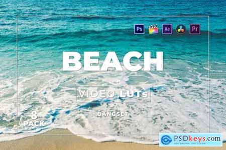 Bangset Beach Pack 8 Video LUTs