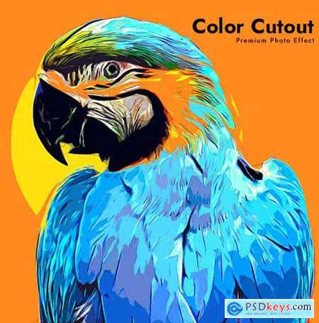 Color Cutout Photo Effect 32848683