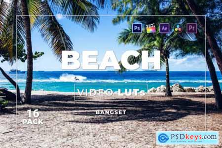 Bangset Beach Pack 16 Video LUTs