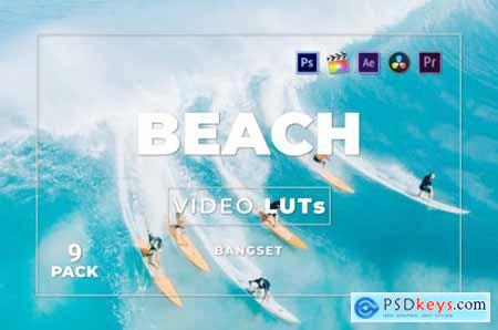 Bangset Beach Pack 9 Video LUTs