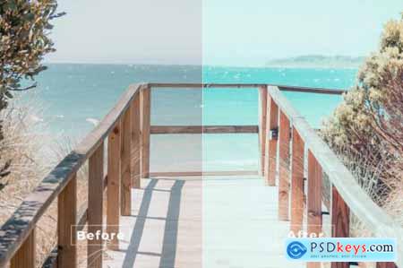 Bangset Beach Pack 15 Video LUTs