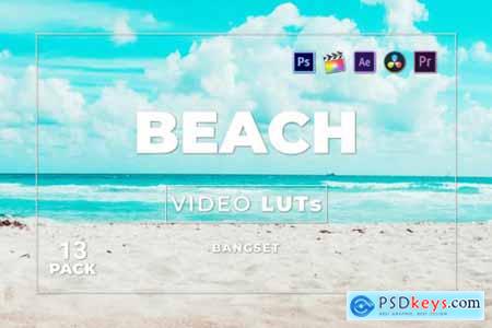 Bangset Beach Pack 13 Video LUTs