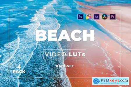 Bangset Beach Pack 4 Video LUTs