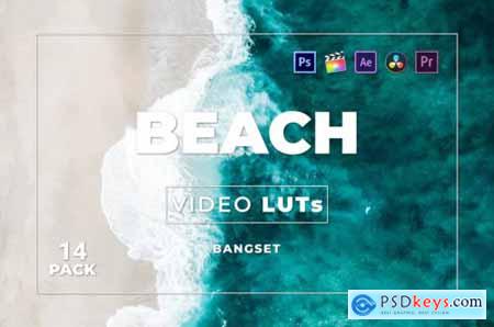 Bangset Beach Pack 14 Video LUTs