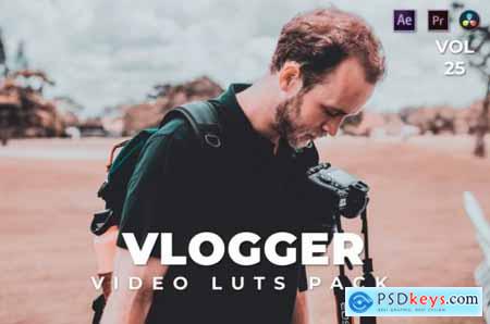 Vlogger Pack Video LUTs Vol.25