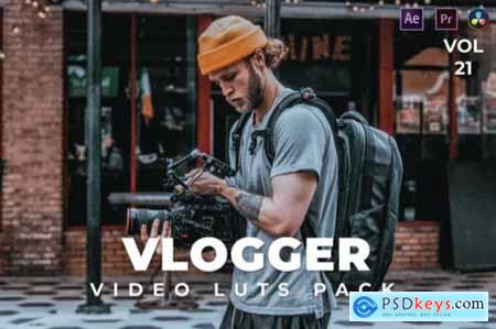 Vlogger Pack Video LUTs Vol.21