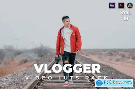 Vlogger Pack Video LUTs Vol.19