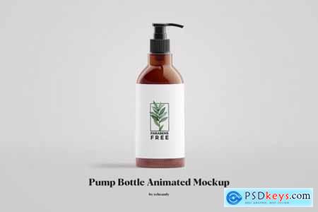 Pump Bottle Animated Mockup 6385911