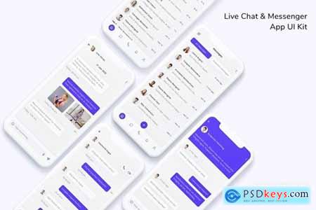 Live Chat & Messenger App UI Kit