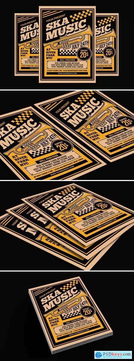 Ska Music Concert Flyer