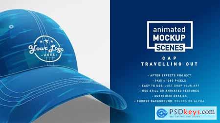 Cap Mockup Template Travelling Out - Animated Mockup SCENES 33429185
