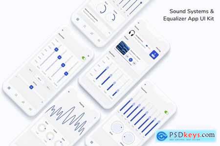 Sound Systems & Equalizer App UI Kit
