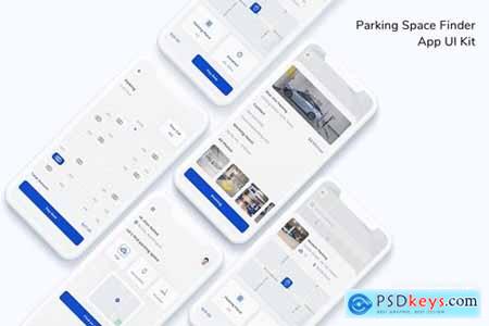 Parking Space Finder App UI Kit