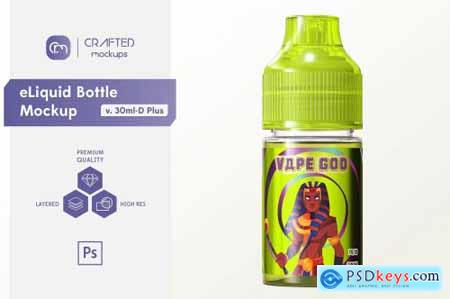eLiquid Bottle Mockup v. 30ml-D Plus 6132307