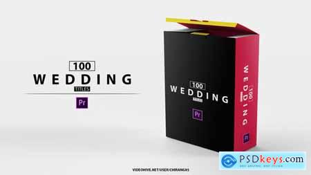 100 Wedding Titles of Love Premiere Pro 22581297